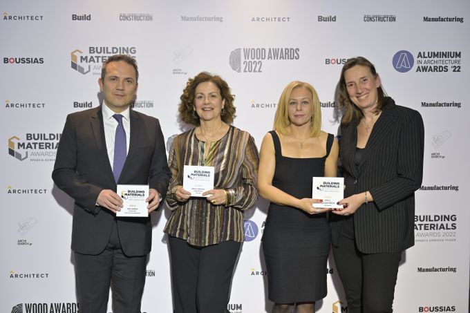3 Βραβεία για τον όμιλο Nordia – Marmoline – Nordia Marble στα Building Material Awards 2022
