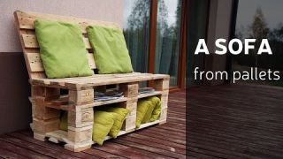 How To Make A Sofa From Pallets