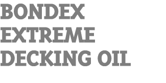 BONDEX EXTREME DECKING OIL
